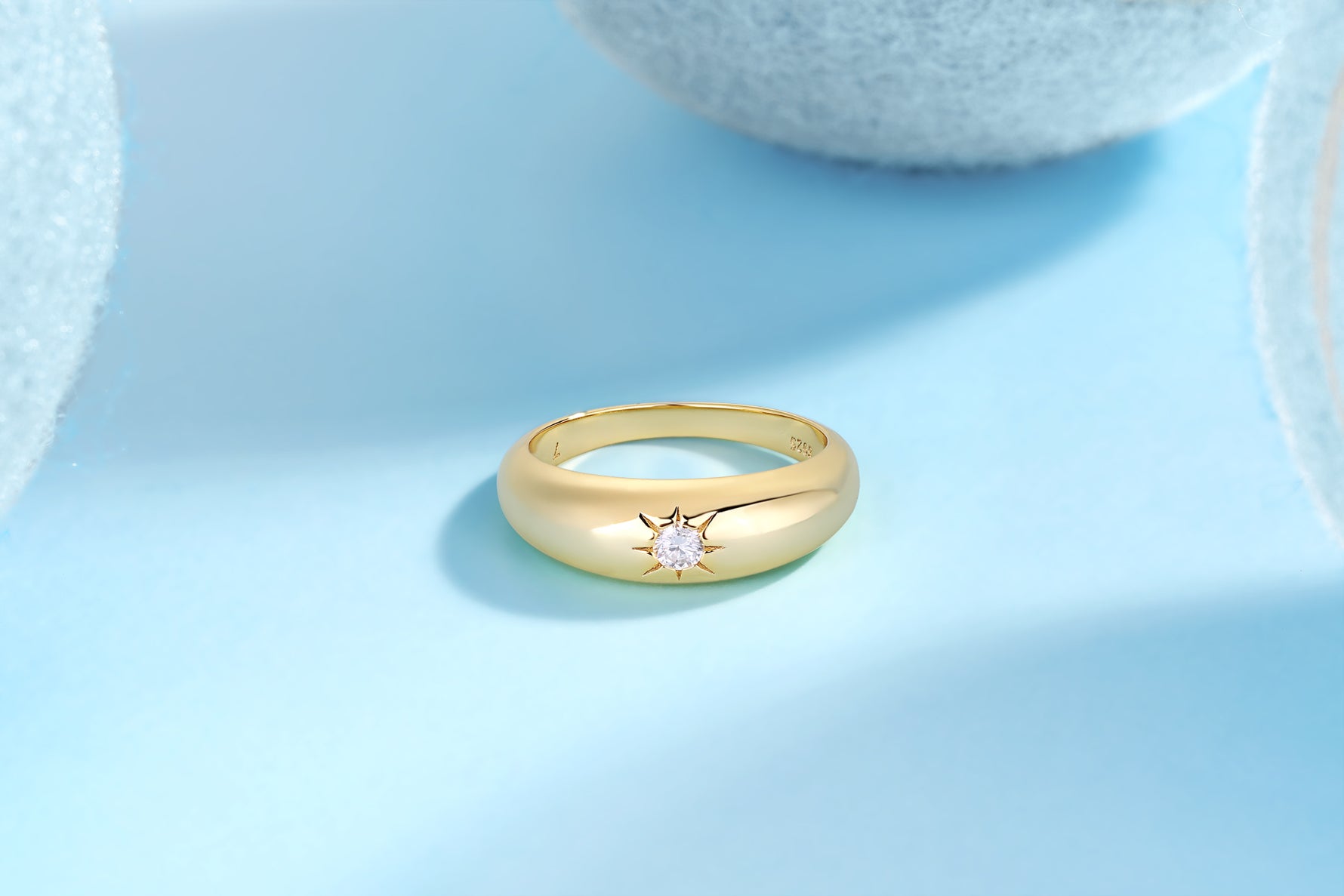 Carissie Ring MF216008 - Yellow Gold Front View
