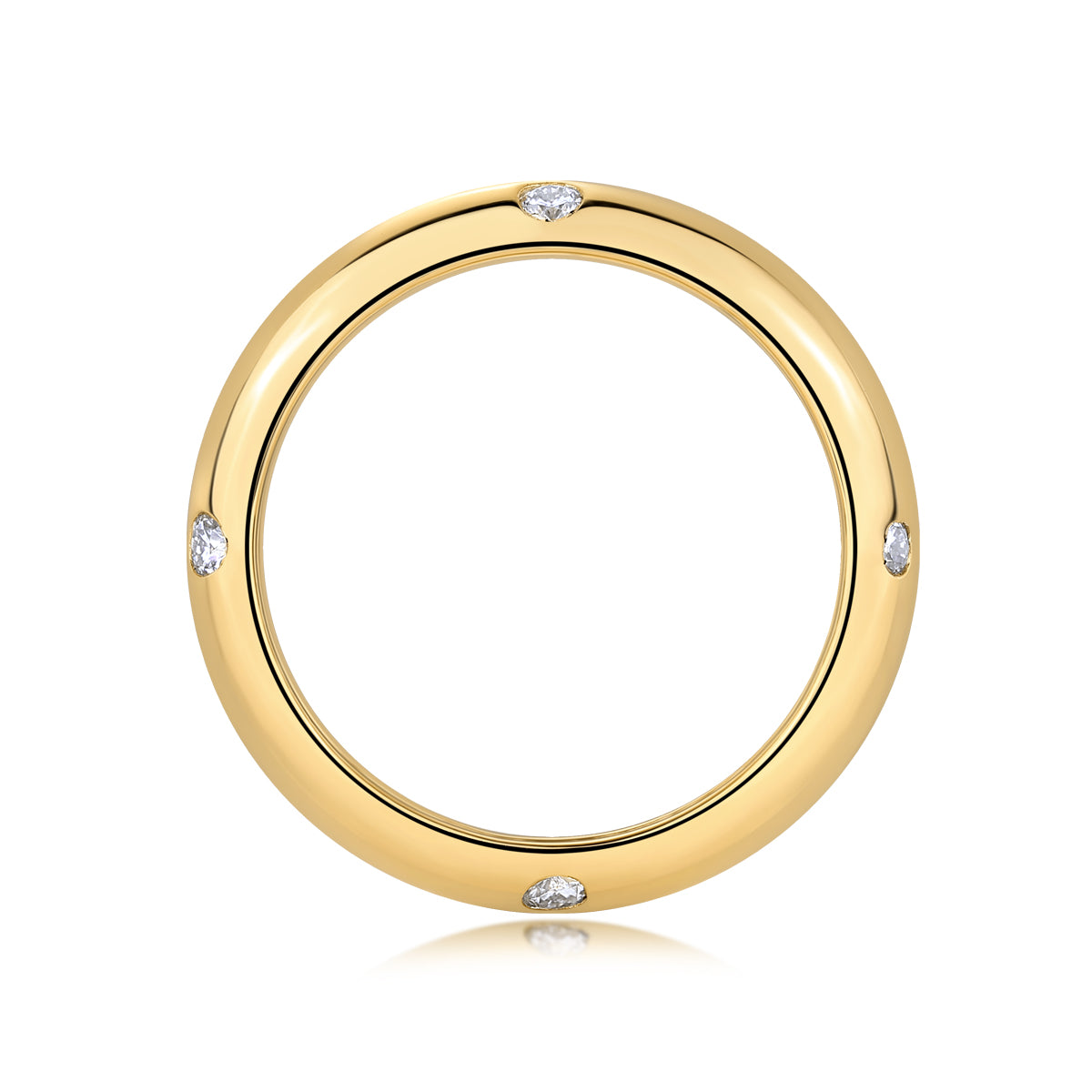 Carissie Ring MF216009 - Yellow Gold Side View