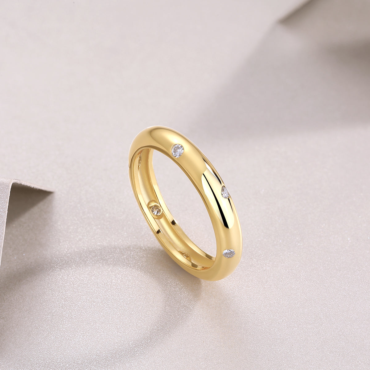 Carissie Ring MF216009 - Yellow Gold Angle View