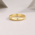Carissie Ring MF216009 - Yellow Gold Angle View