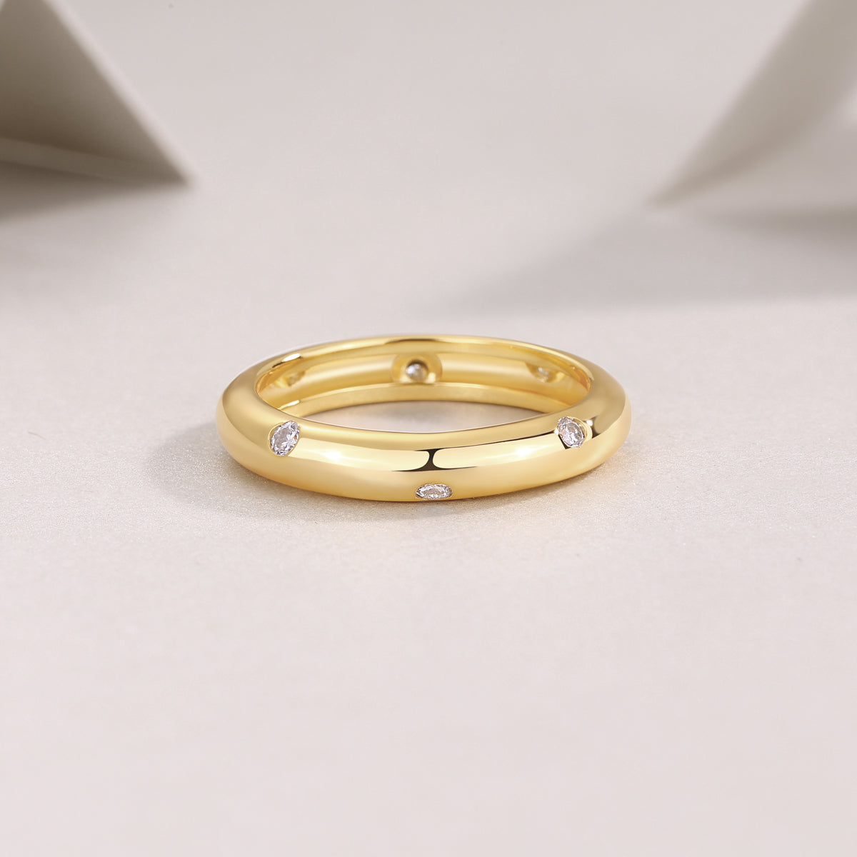 Carissie Ring MF216009 - Yellow Gold Angle View