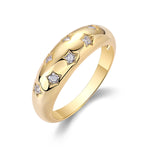 Carissie Ring MF216010 - Yellow Gold Angle View