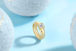 Carissie Ring MF216011 - Yellow Gold Angle View