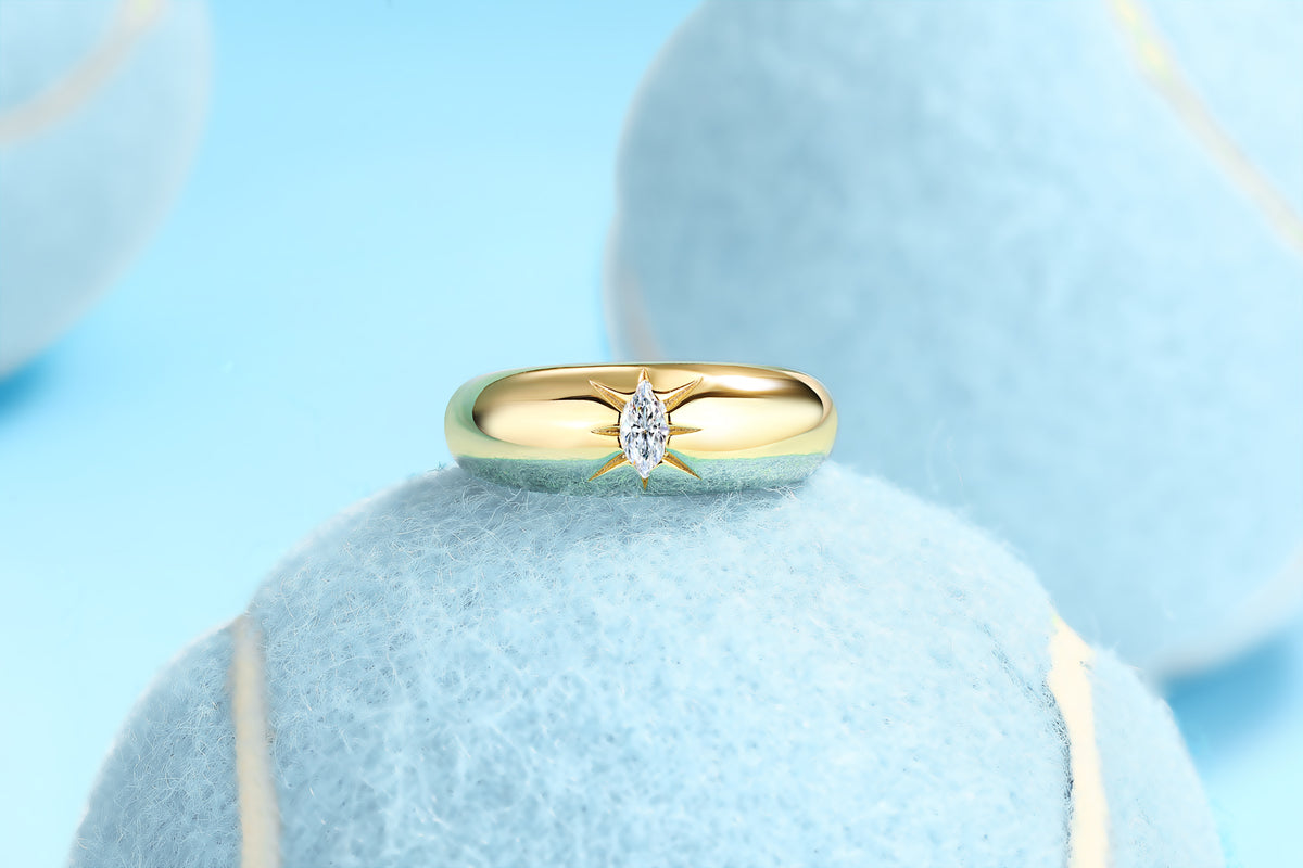 Carissie Ring MF216012 - Yellow Gold Front View