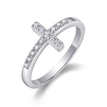 Carissie Ring MF216013 - Silver Angle View