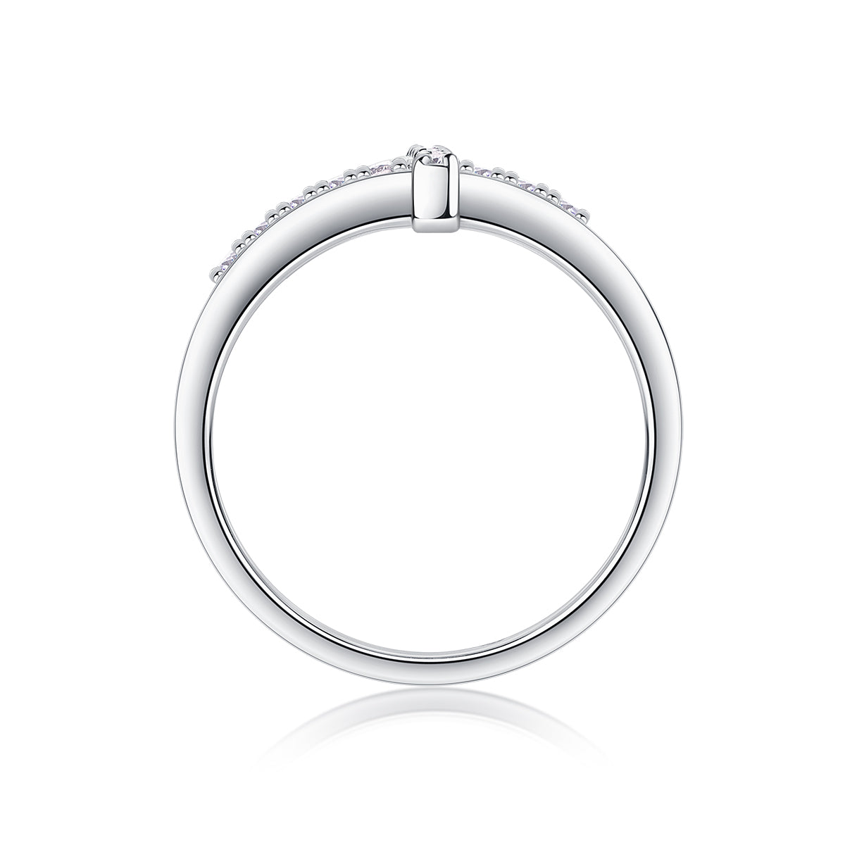 Carissie Ring MF216013 - Silver Side View