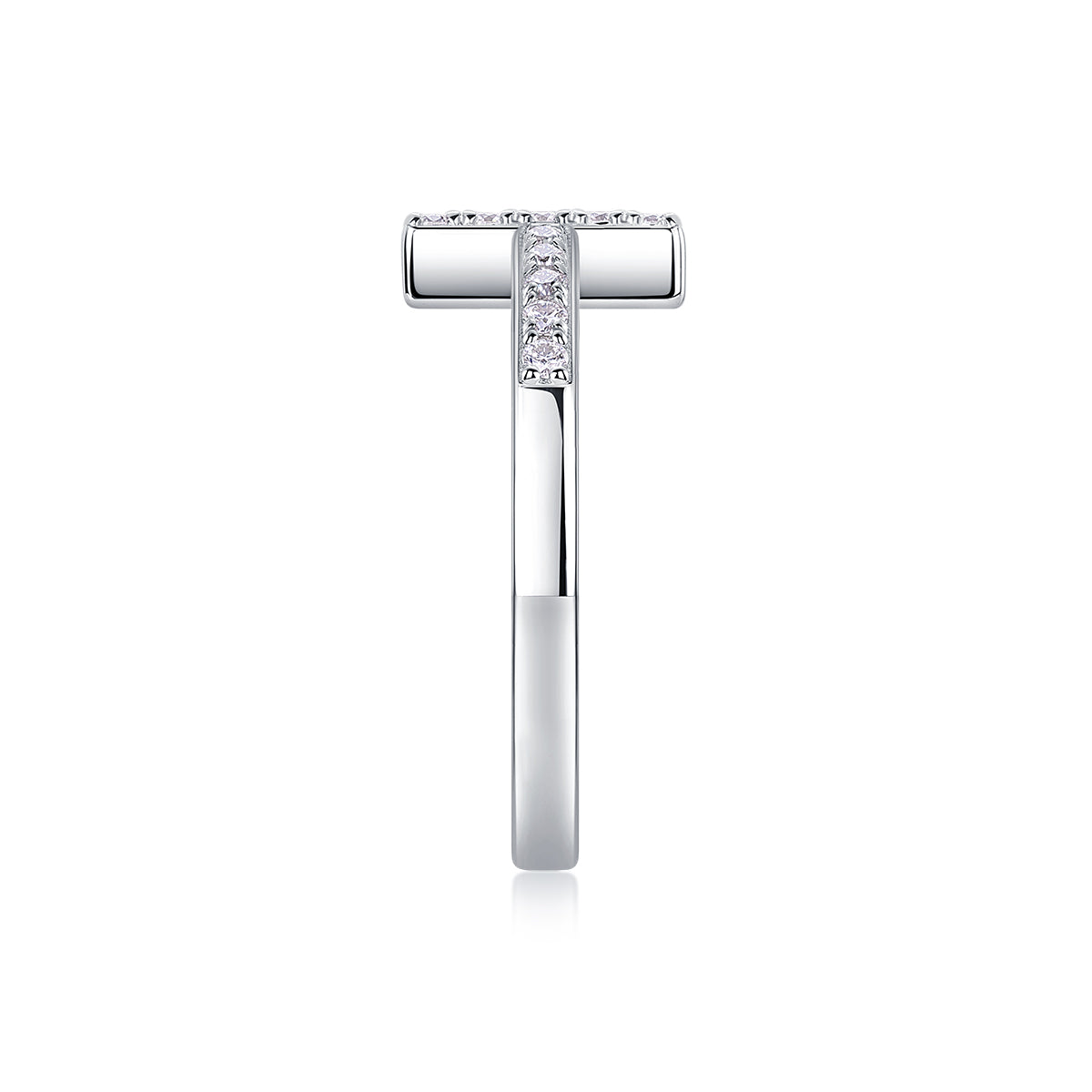 Carissie Ring MF216013 - Silver Side View