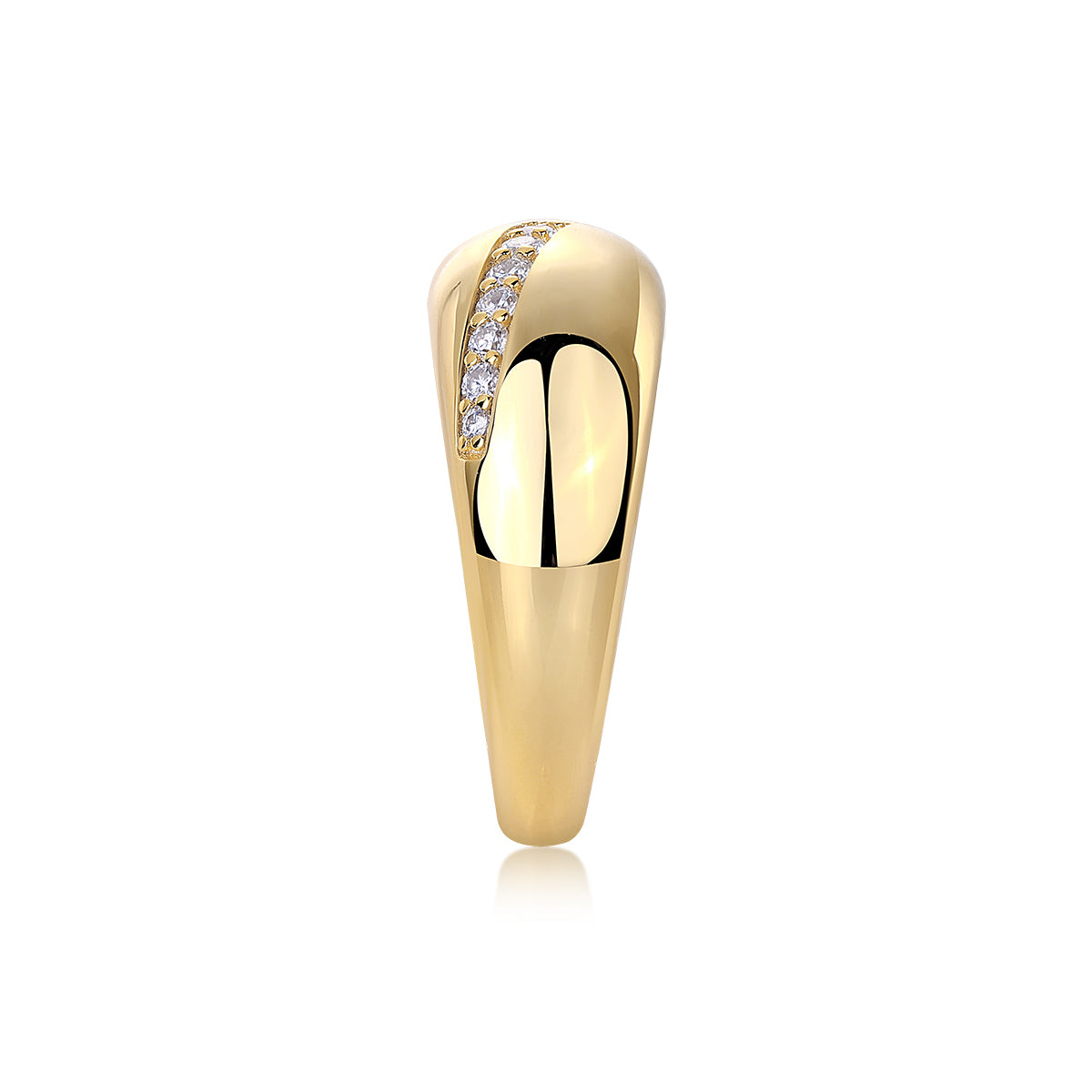 Carissie Ring MF216015 - Yellow Gold Angle View