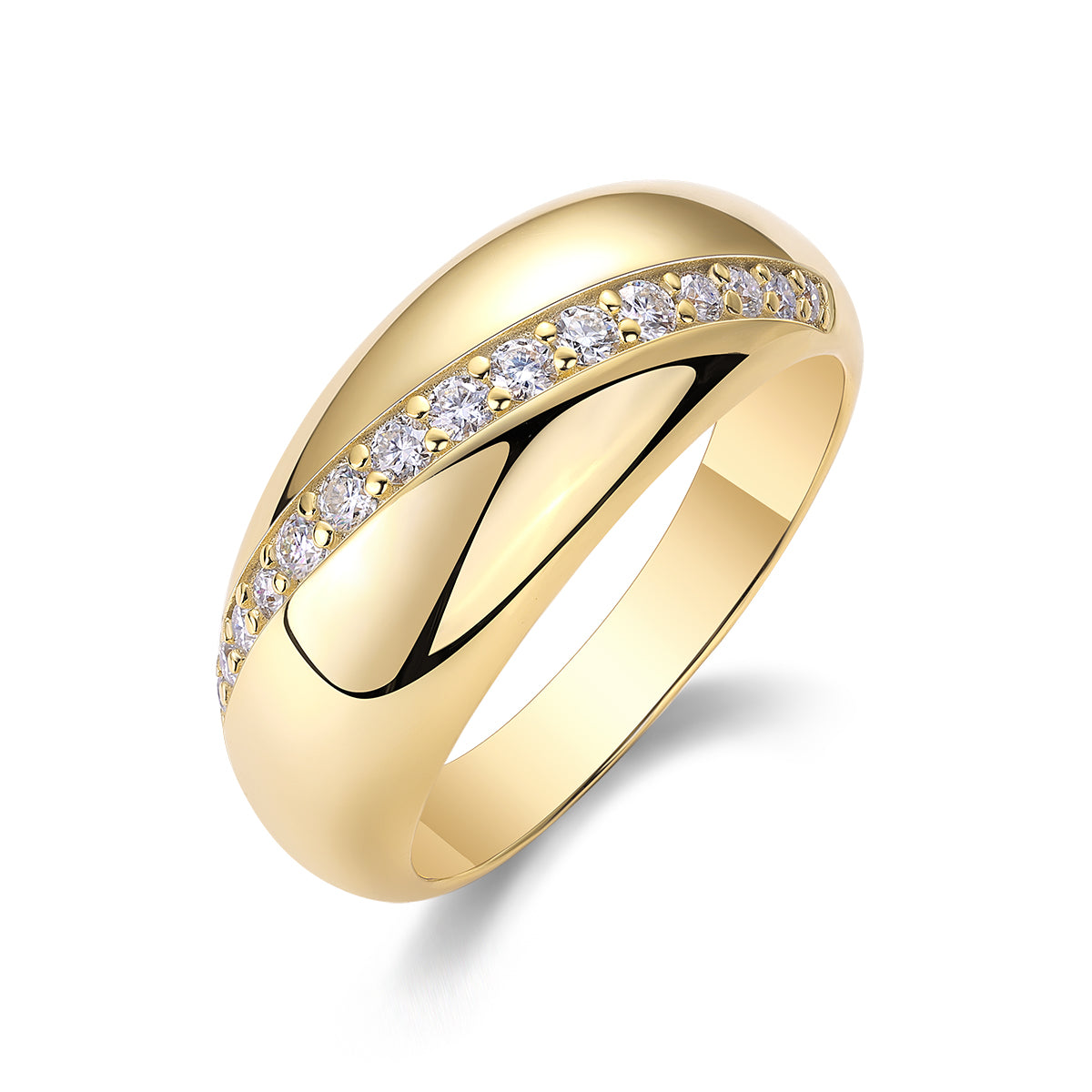 Carissie Ring MF216015 - Yellow Gold Angle View