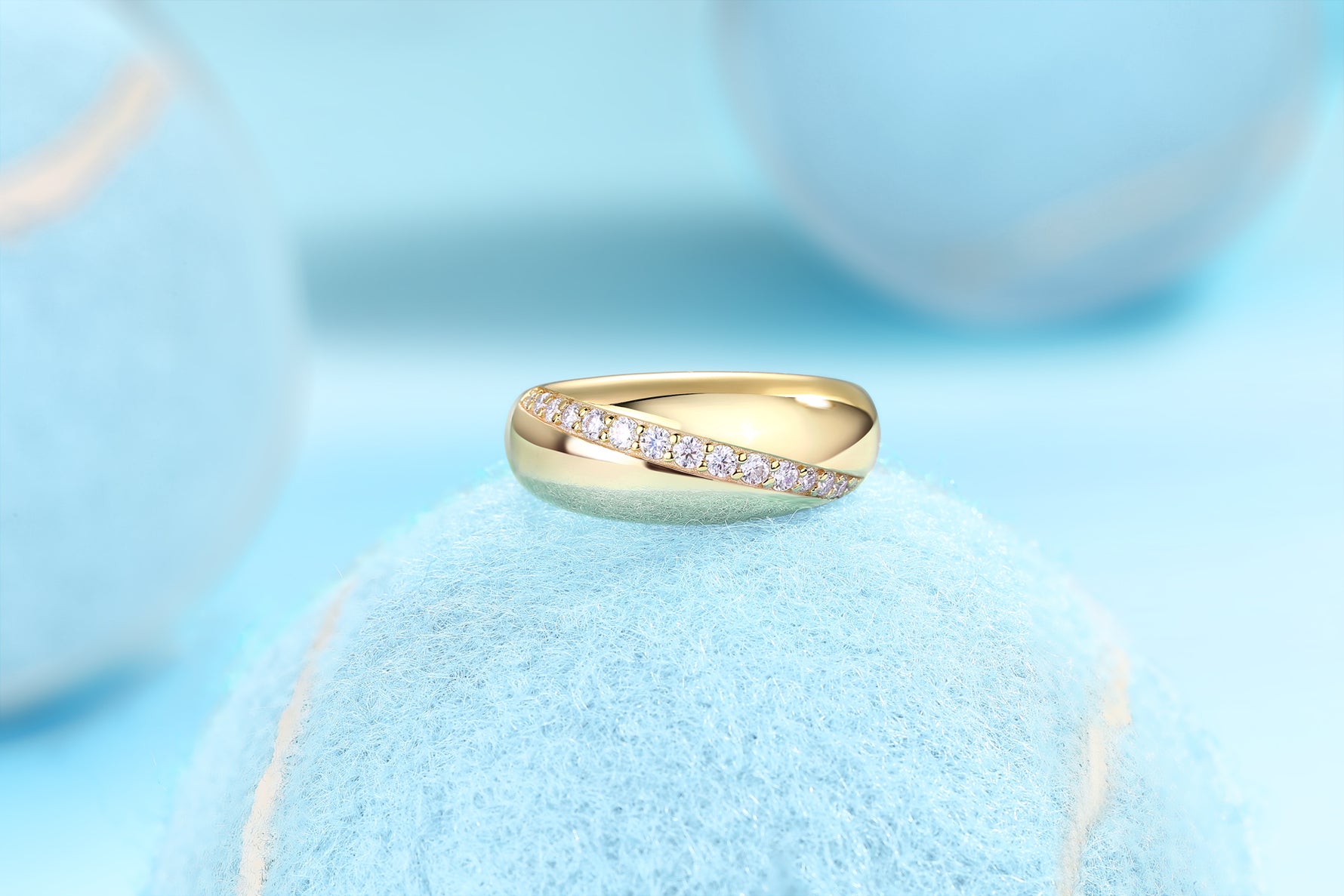 Carissie Ring MF216015 - Yellow Gold Front View