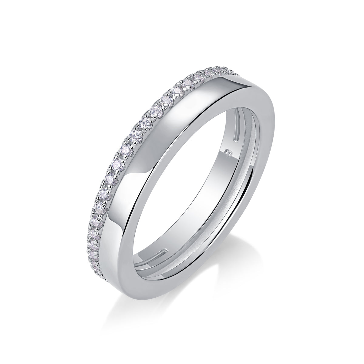 Carissie Ring MF216187 - Silver Angle View