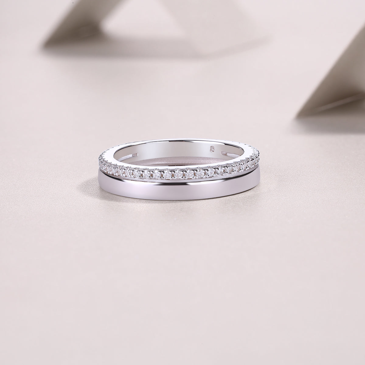 Carissie Ring MF216187 - Silver Angle View