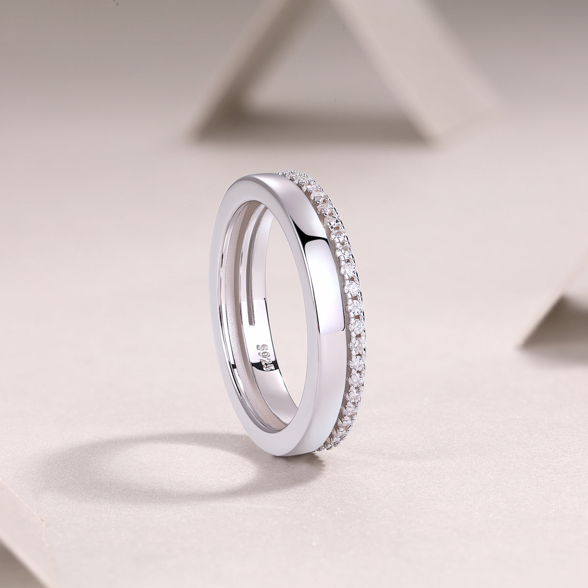 Carissie Ring MF216187 - Silver Angle View