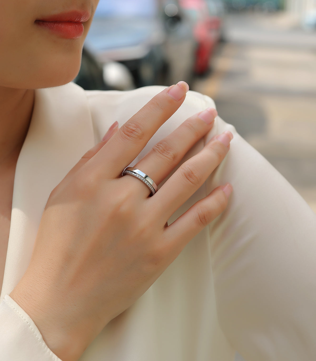 Carissie Ring MF216187 - Silver On Model