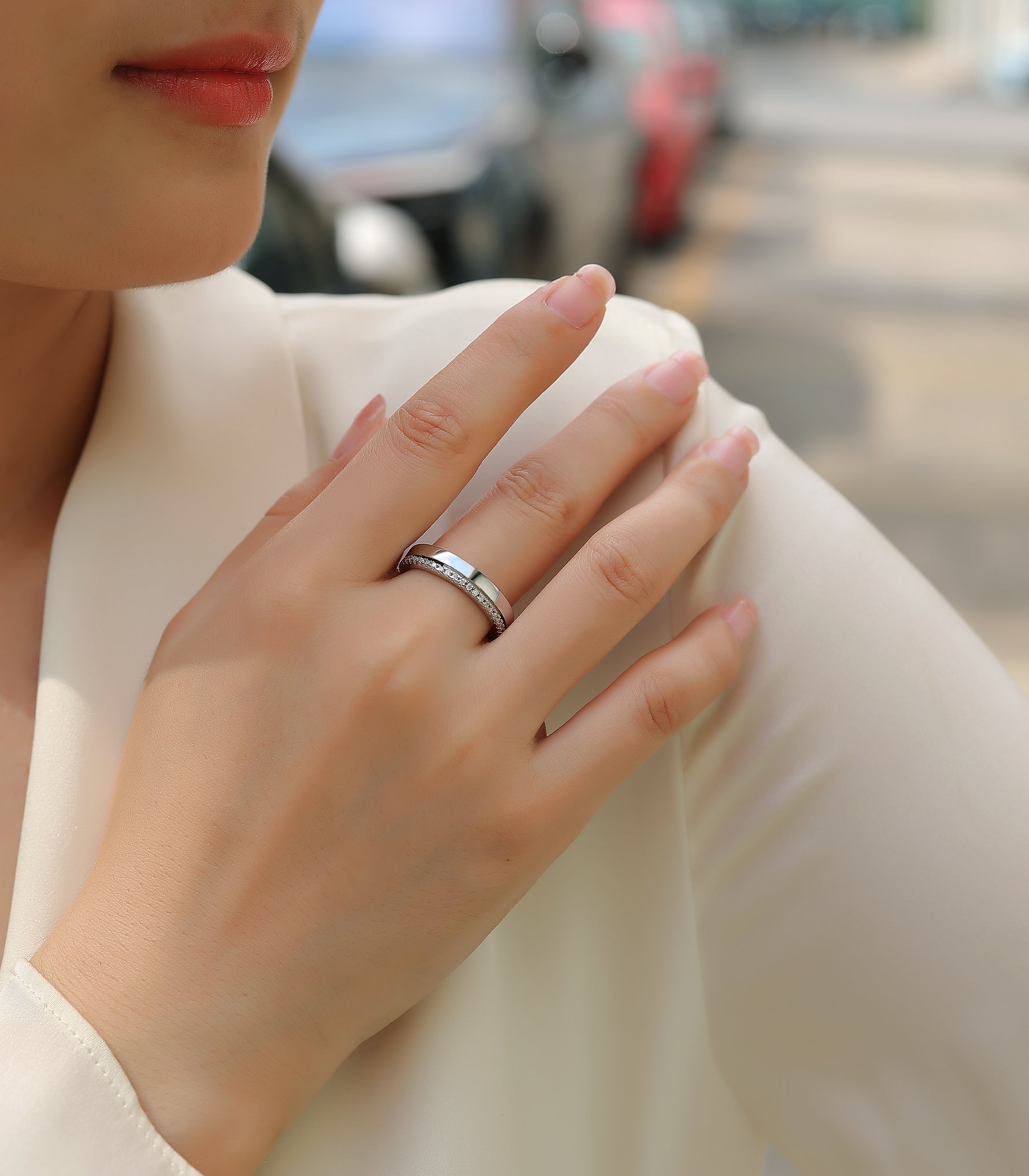 Carissie Ring MF216187 - Silver On Model
