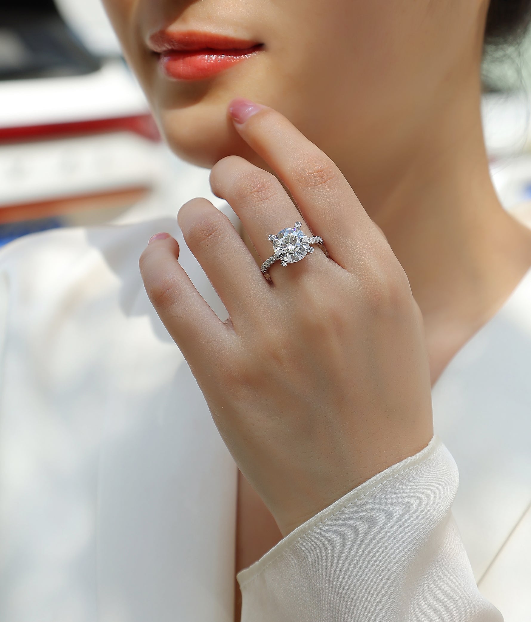 Carissie Ring MF216190 - Silver On Model