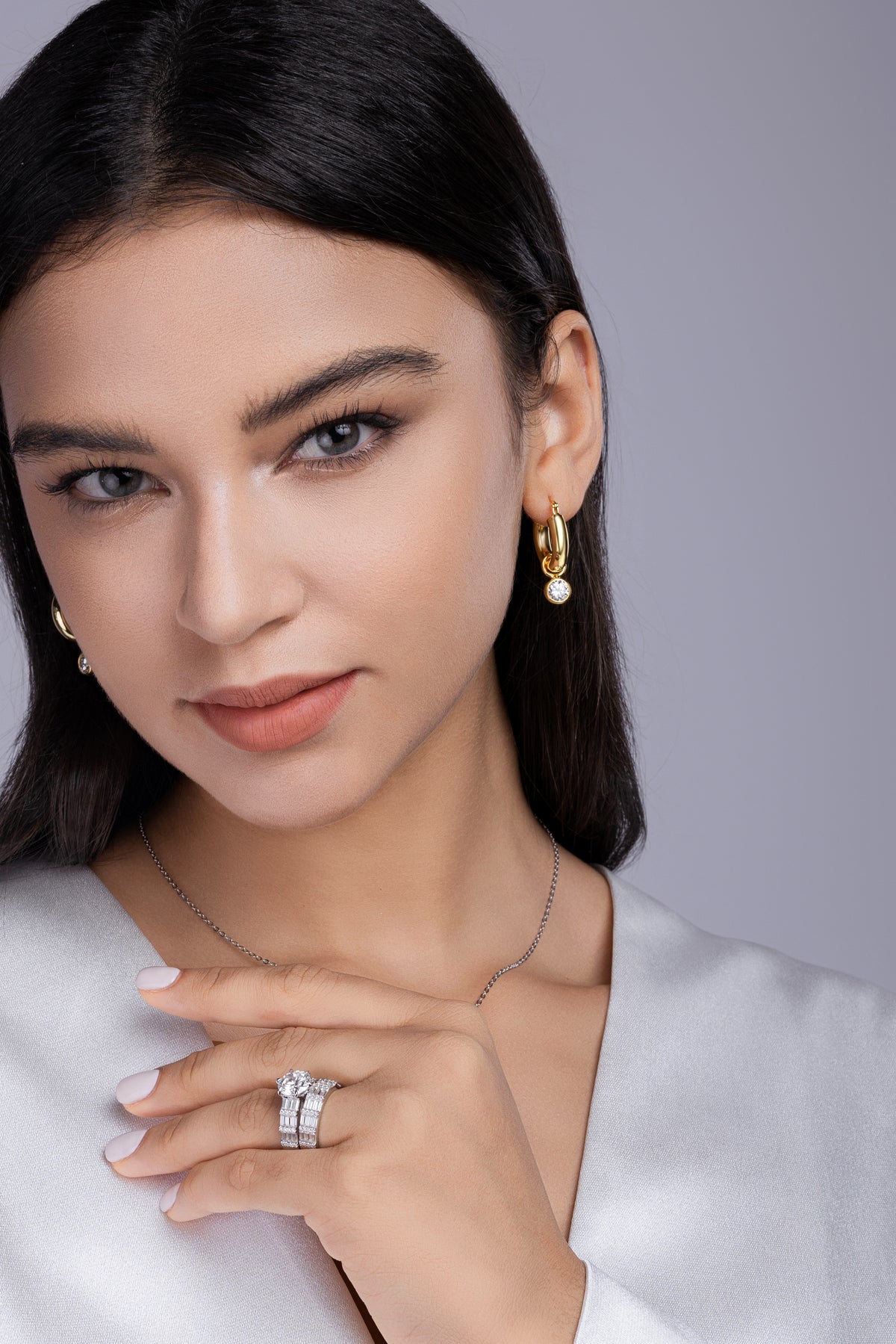 Carissie Ring MF216197 - Silver On Model
