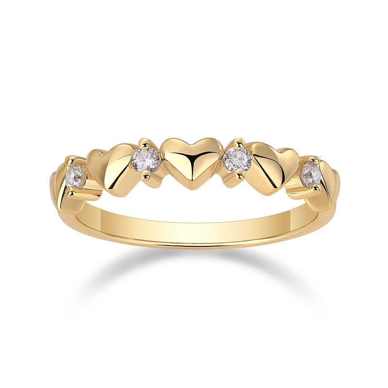Carissie Ring MF216218 - Yellow Gold Front View