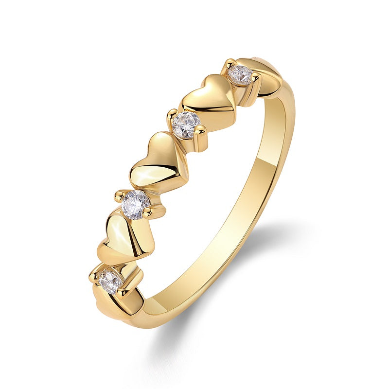 Carissie Ring MF216218 - Yellow Gold Angle View