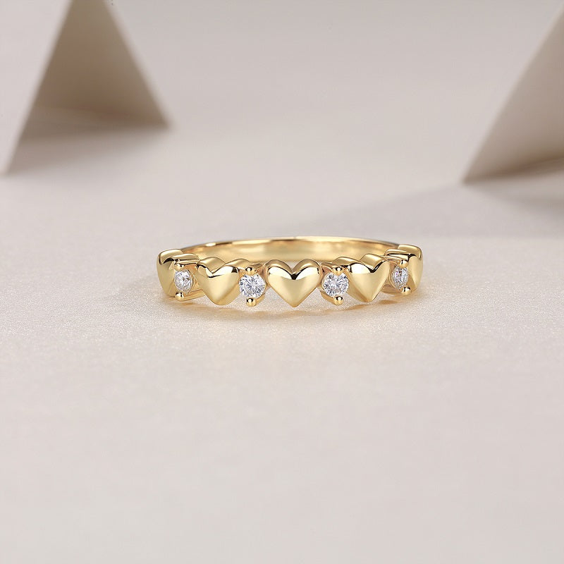 Carissie Ring MF216218 - Yellow Gold Front View