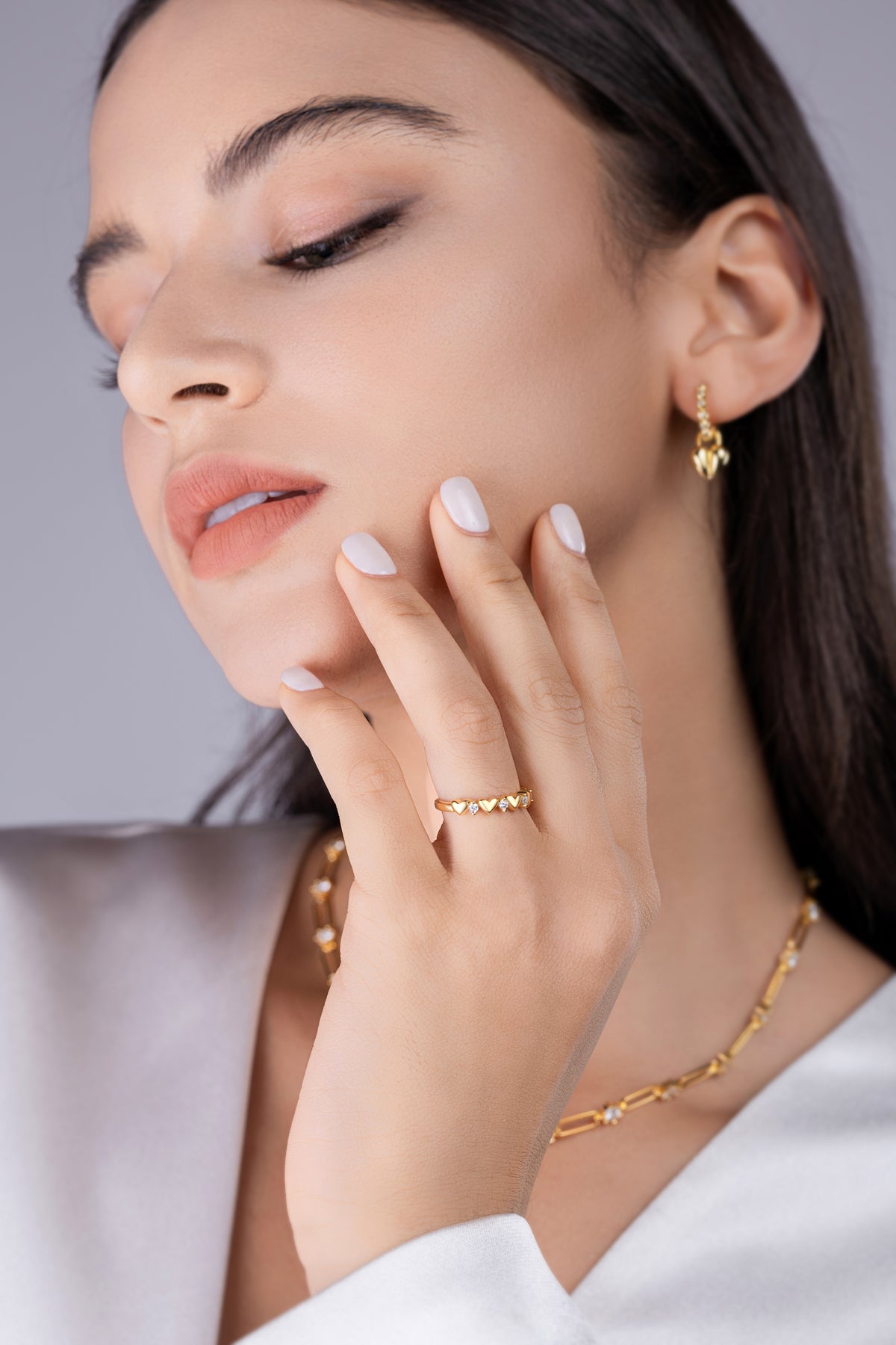 Carissie Ring MF216218 - Yellow Gold On Model