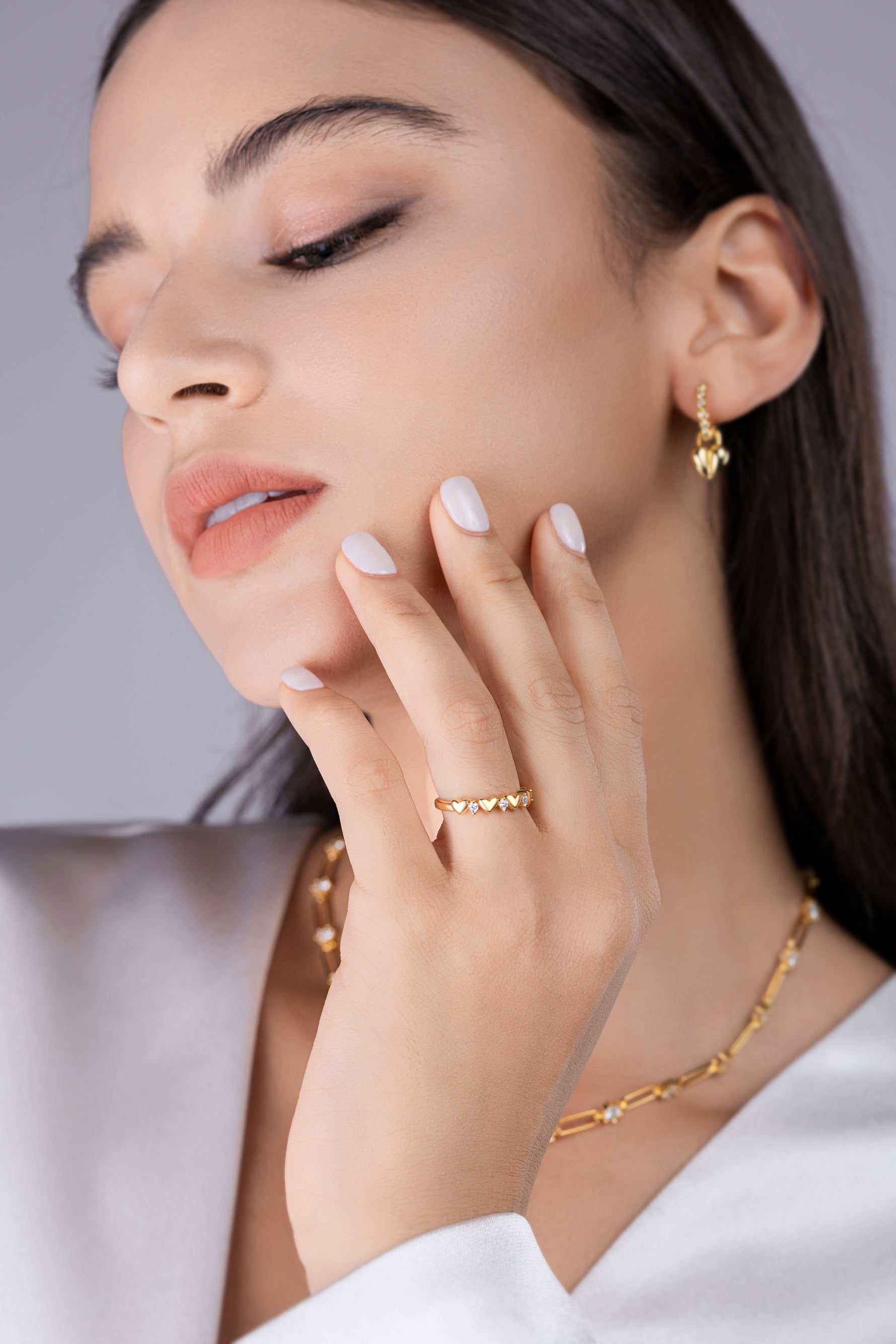 Carissie Ring MF216218 - Yellow Gold On Model