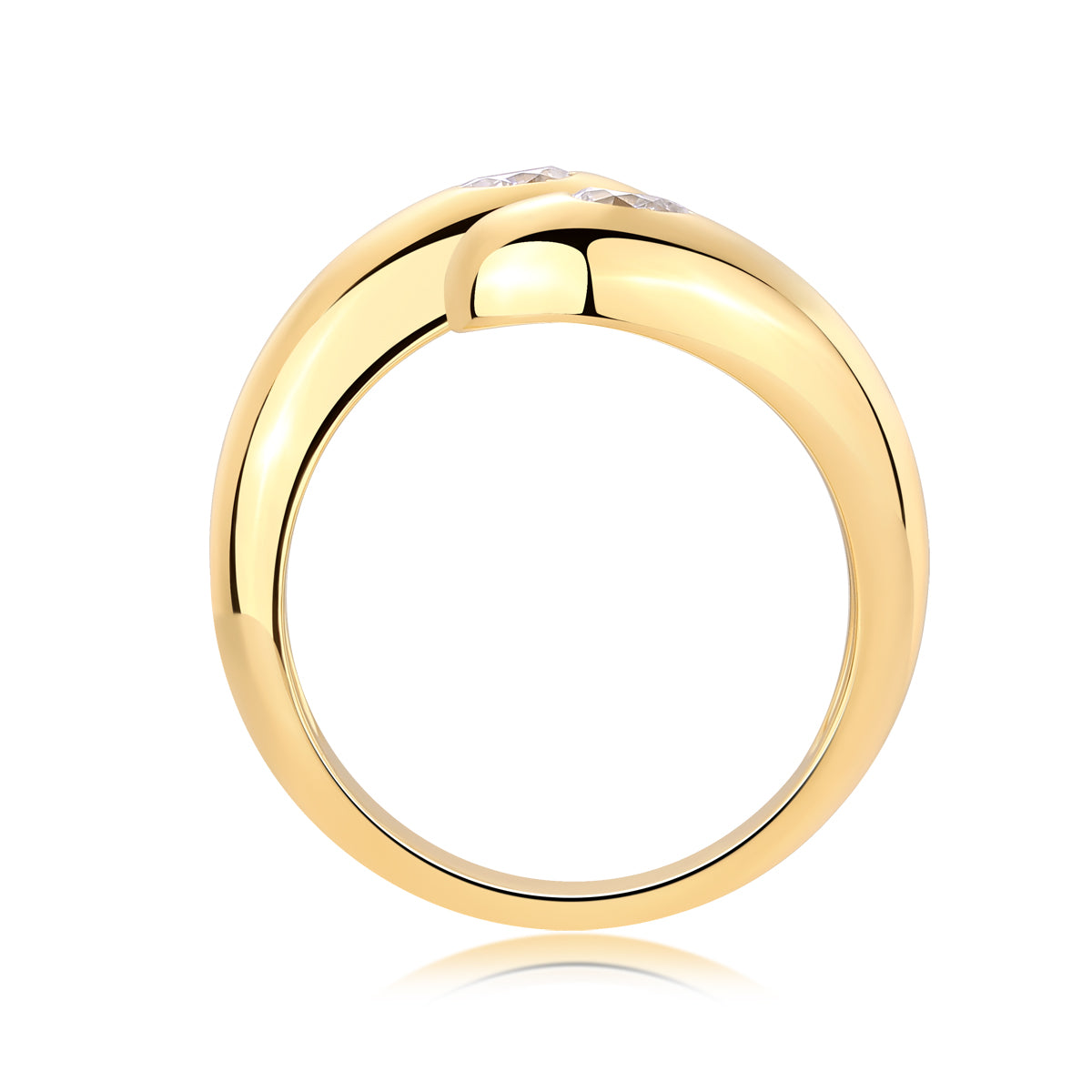Carissie Ring MF216219 - Yellow Gold Side View