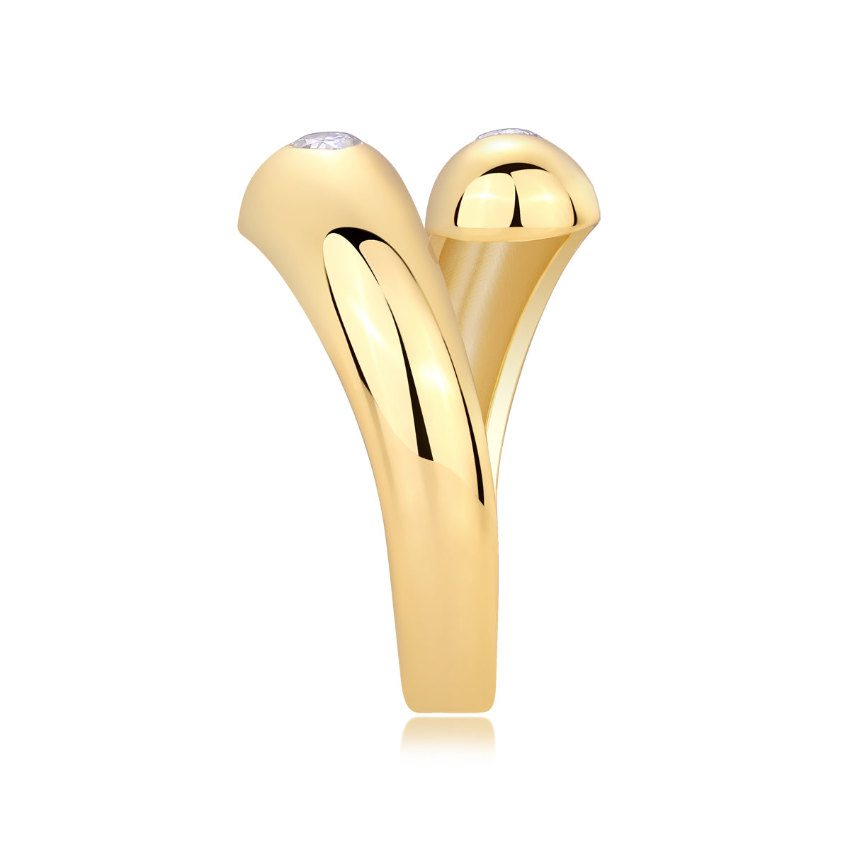 Carissie Ring MF216219 - Yellow Gold Side View