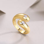 Carissie Ring MF216219 - Yellow Gold Angle View