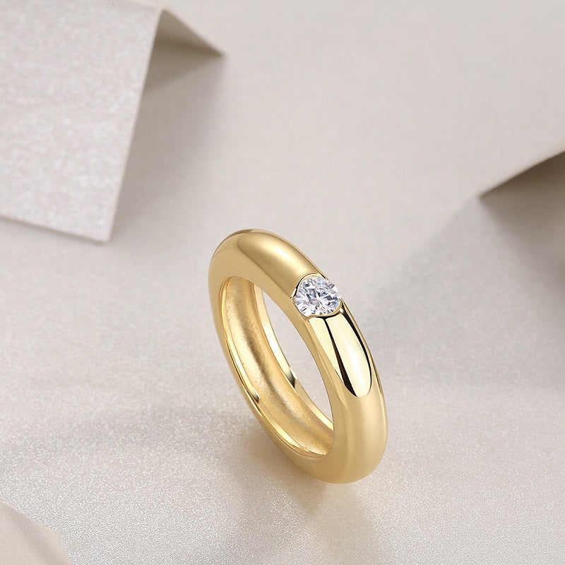 Carissie Ring MF216238 - Yellow Gold Angle View