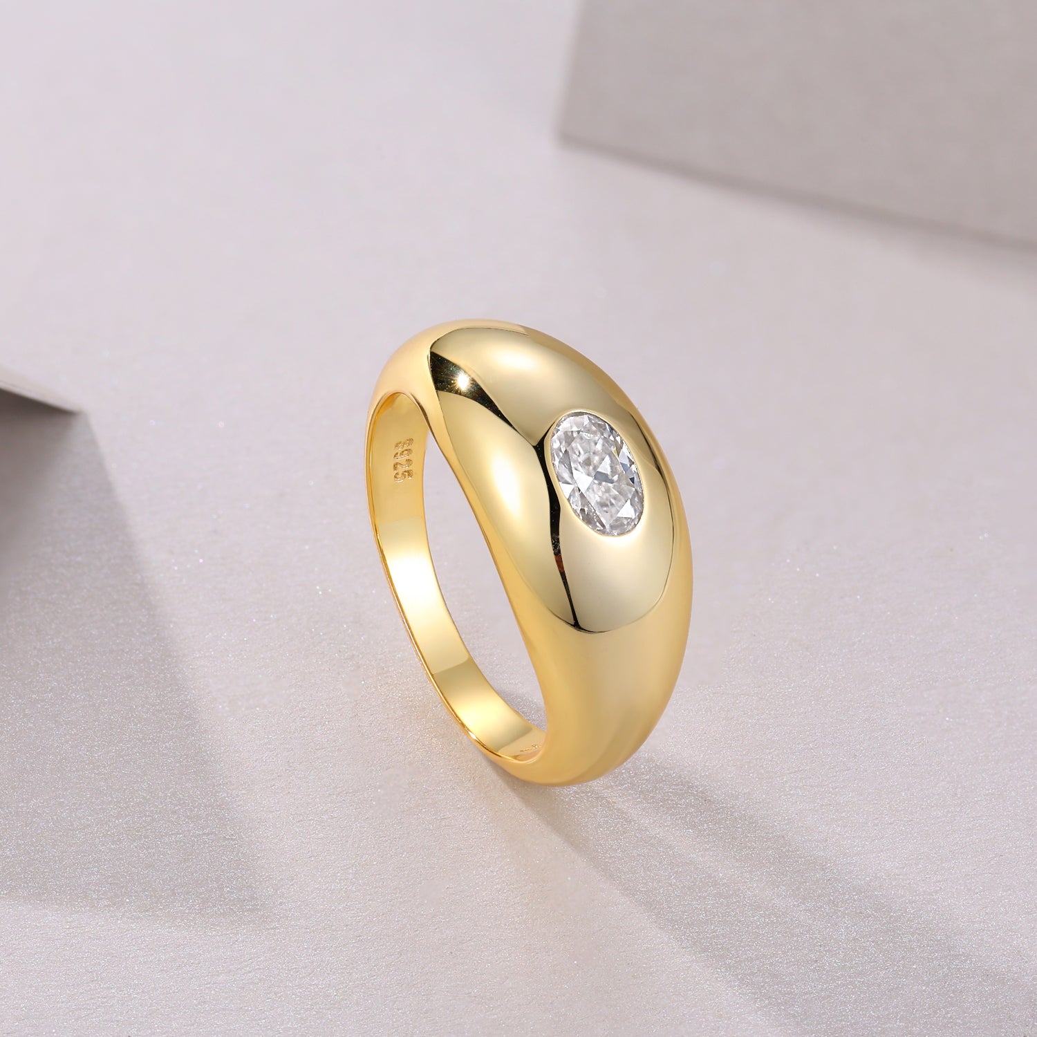 Carissie Ring MF216435 - Yellow Gold Angle View
