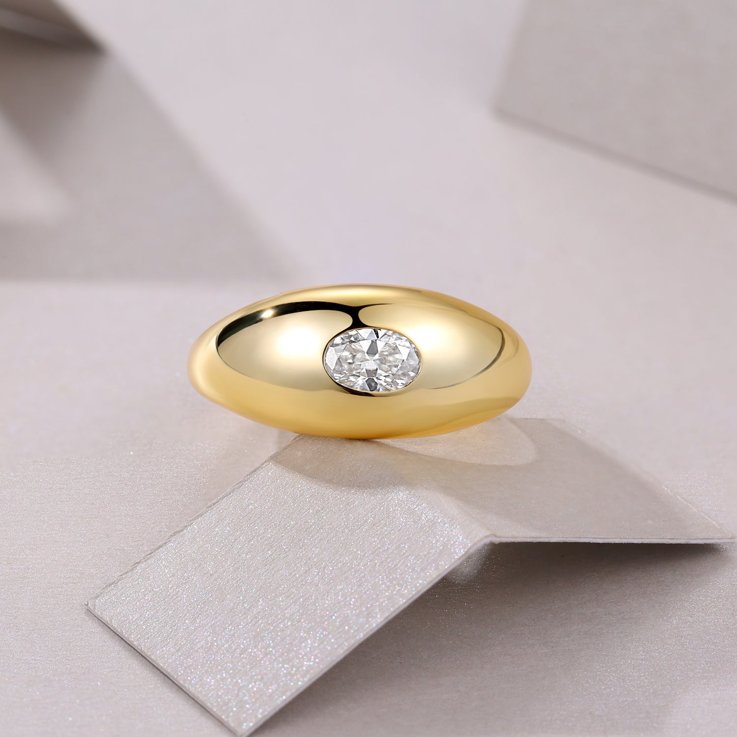 Carissie Ring MF216435 - Yellow Gold Angle View