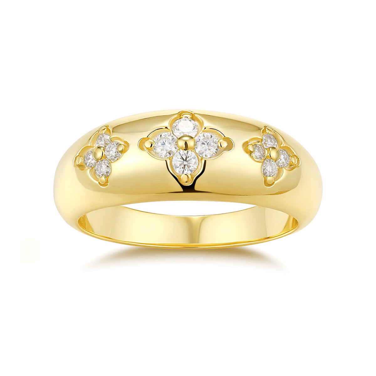 Carissie Ring MF216436 - Yellow Gold Front View