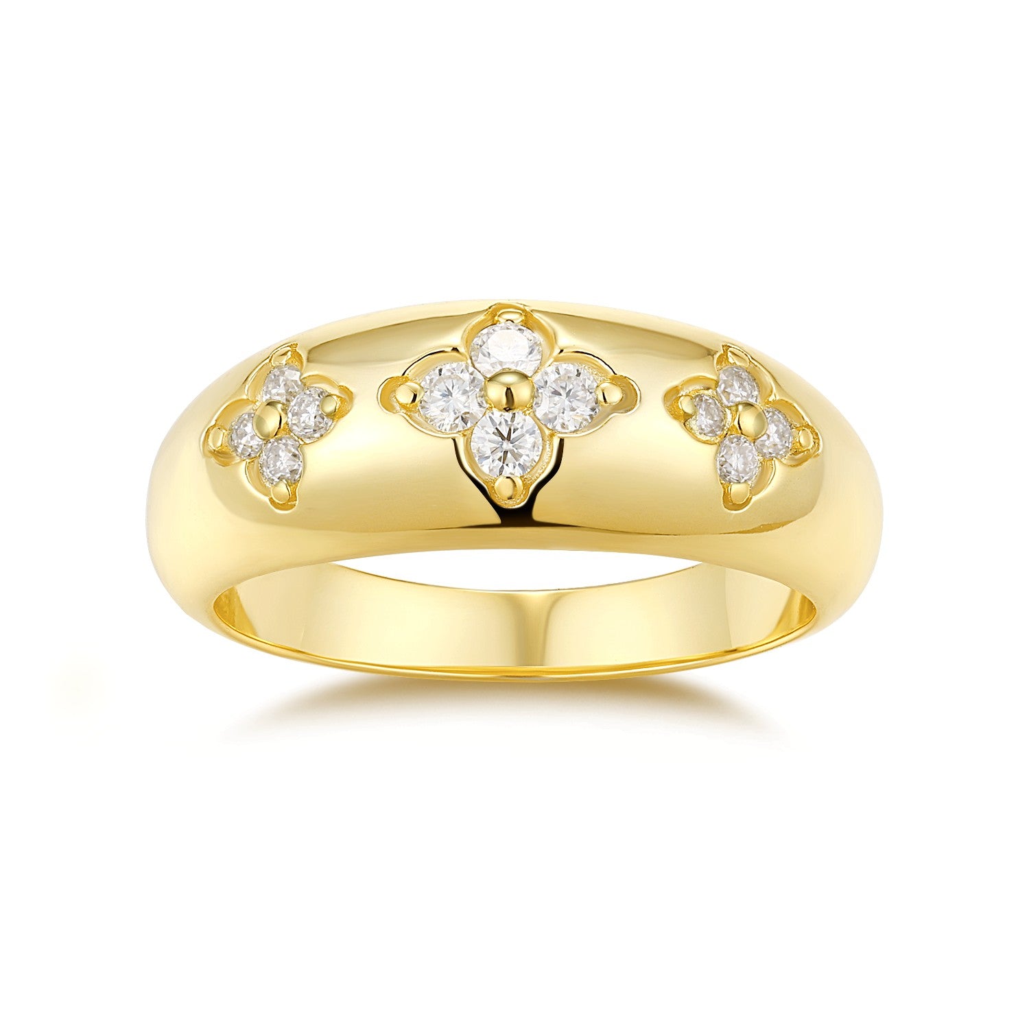 Carissie Ring MF216436 - Yellow Gold Front View