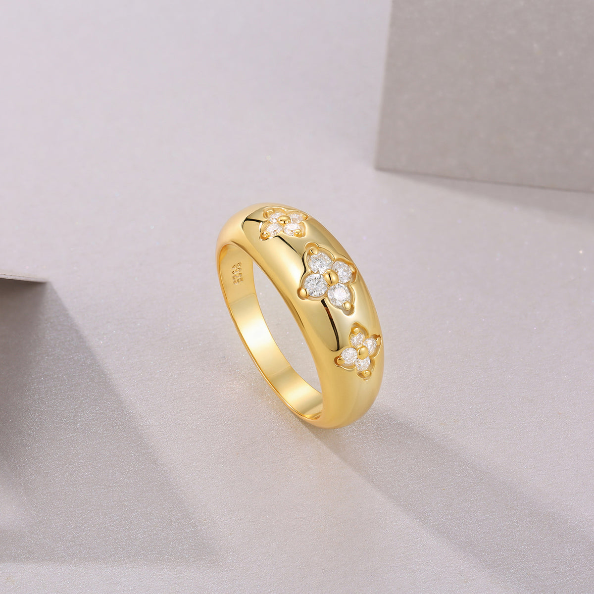 Carissie Ring MF216436 - Yellow Gold Angle View