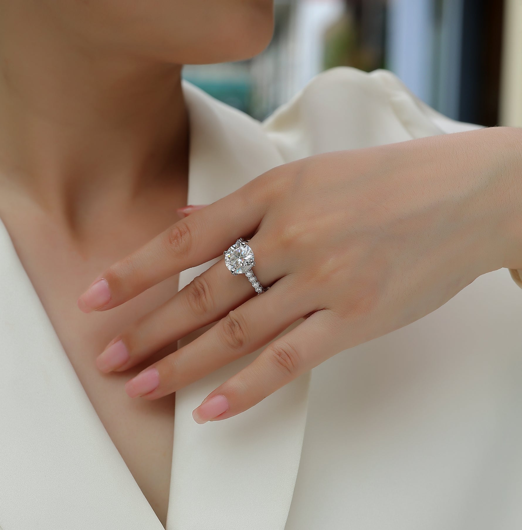 Carissie Ring MF216437 - Silver On Model