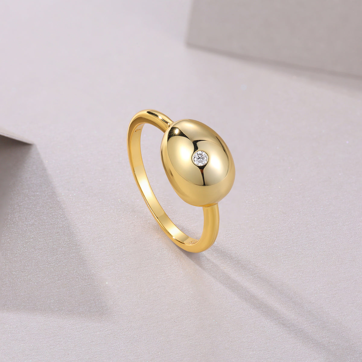 Carissie Ring MF216445 - Yellow Gold Angle View