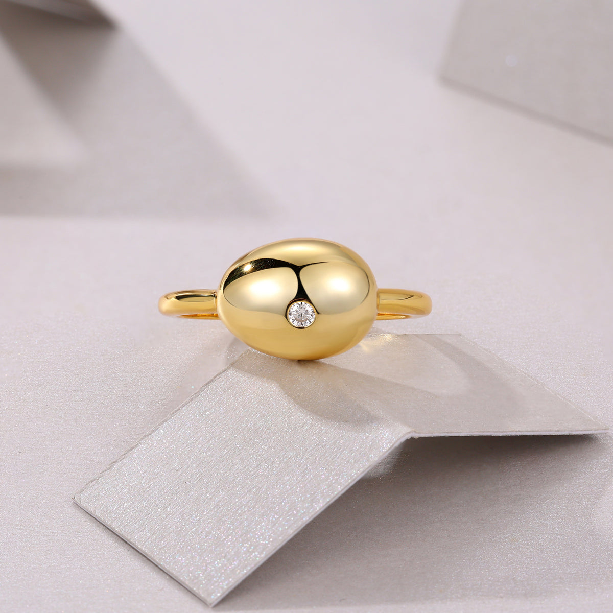 Carissie Ring MF216445 - Yellow Gold Angle View