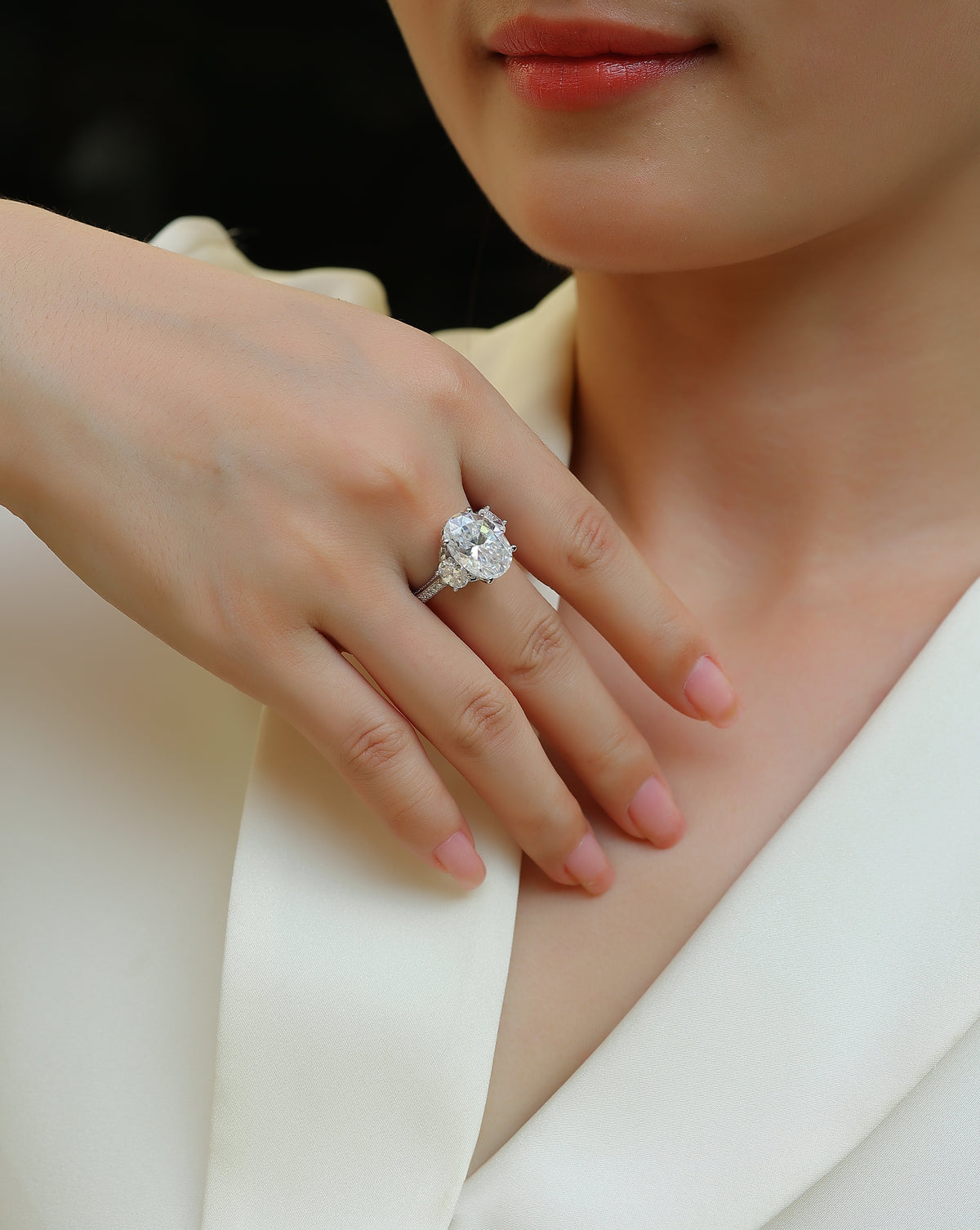 Carissie Ring MF216488 - Silver On Model