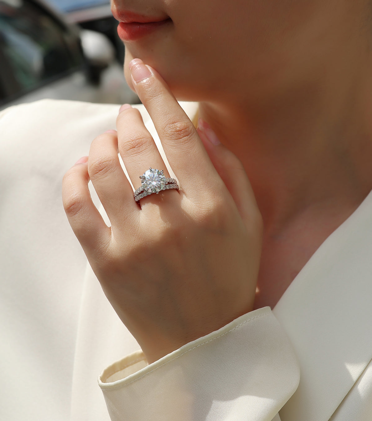 Carissie Ring MF216491 - Silver On Model
