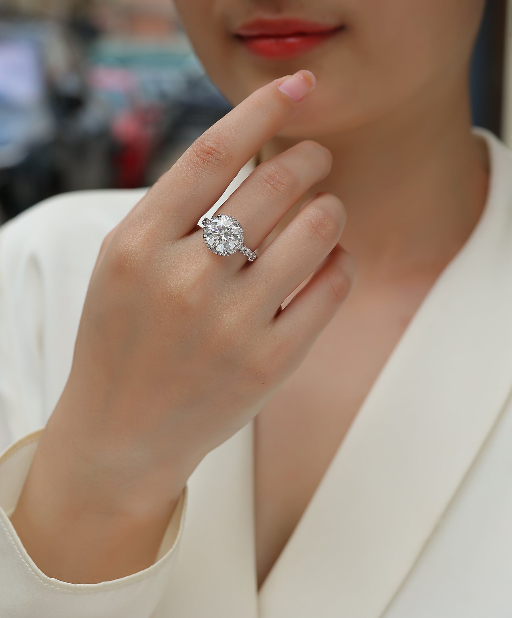 Carissie Ring MF216492 - Silver On Model
