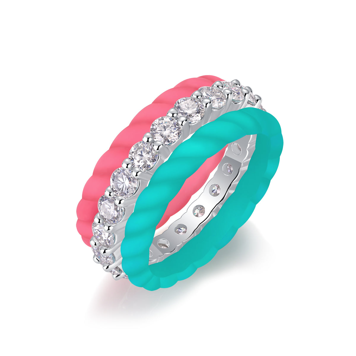 Carissie Ring MF216578 - Silver Angle View