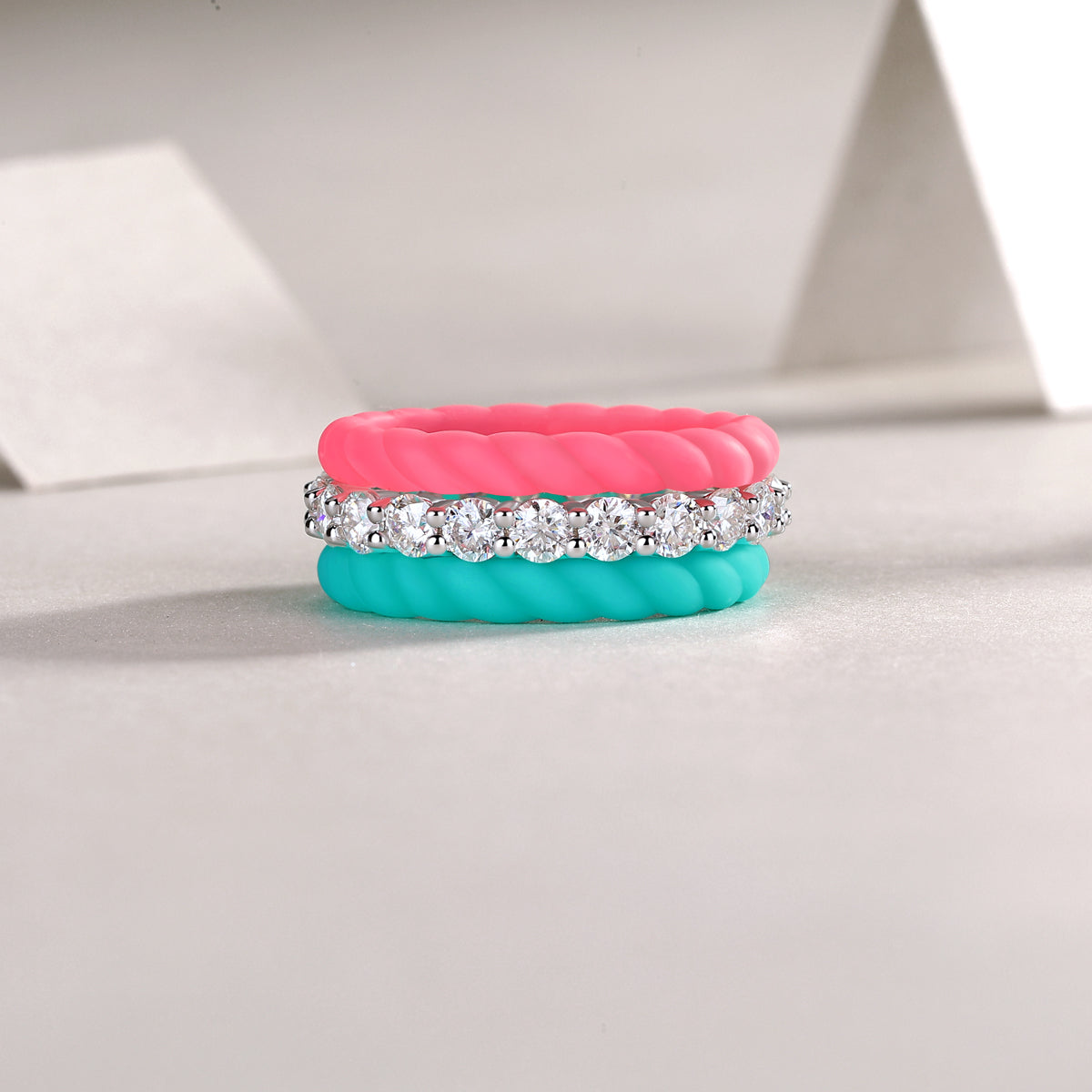 Carissie Ring MF216578 - Silver Angle View