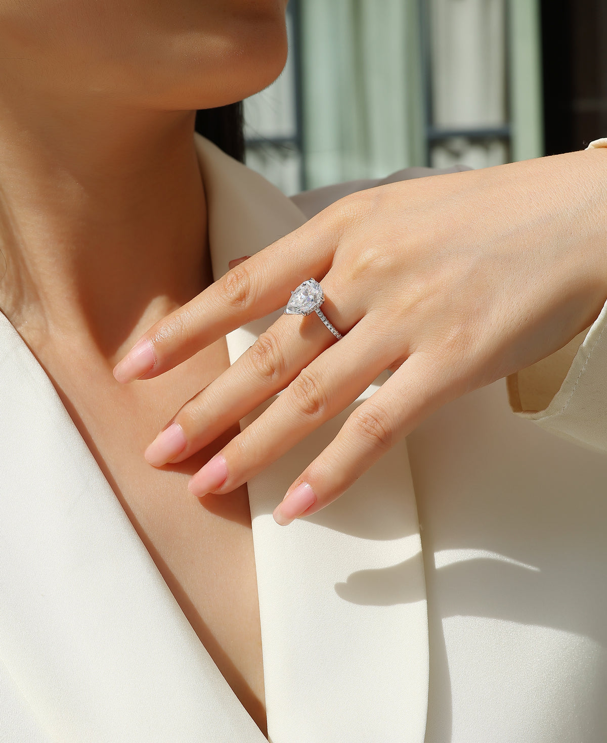 Carissie Ring MF216582 - Silver On Model
