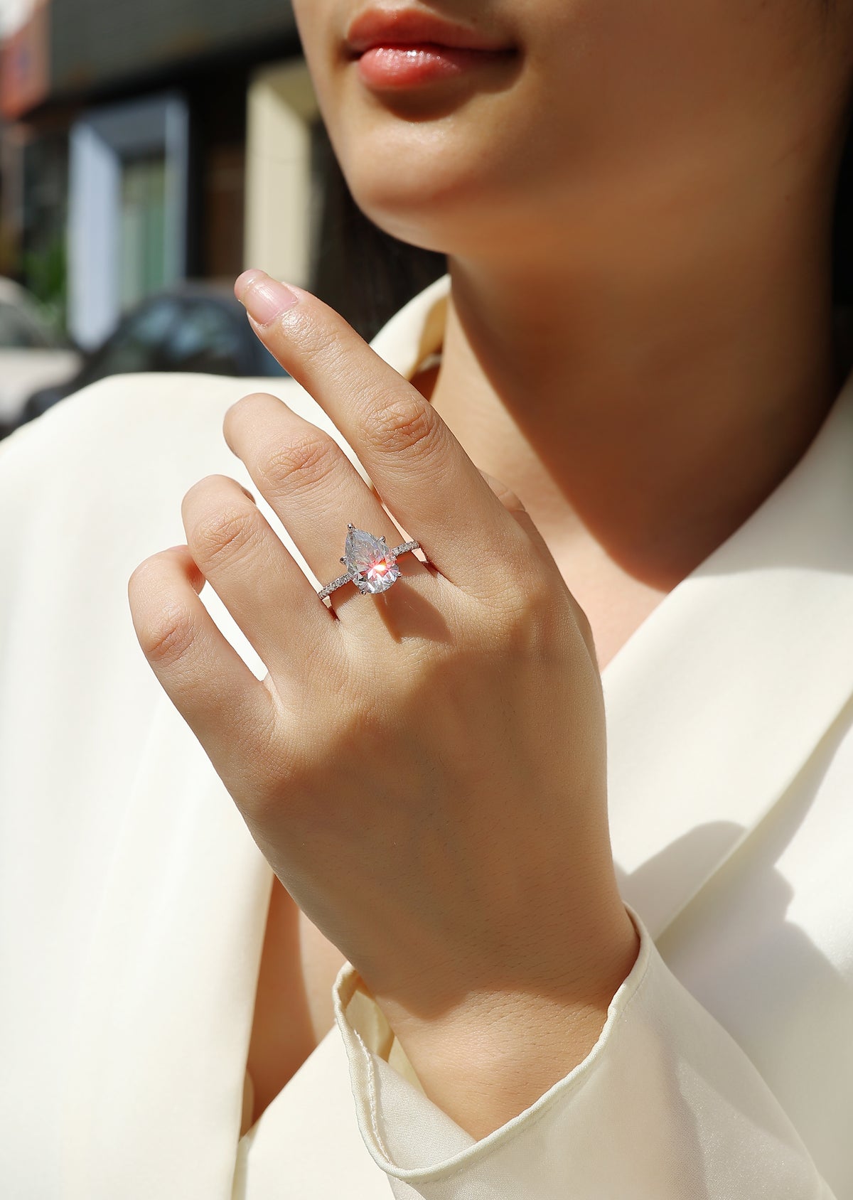 Carissie Ring MF216582 - Silver On Model
