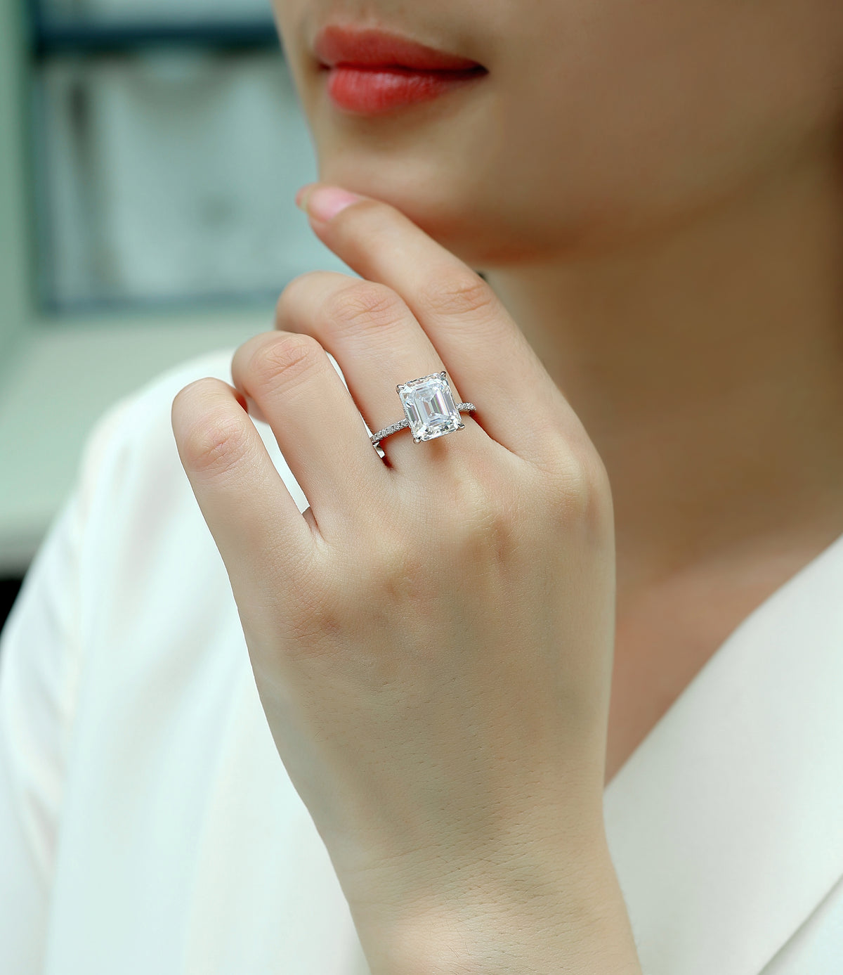 Carissie Ring MF216583 - Silver On Model