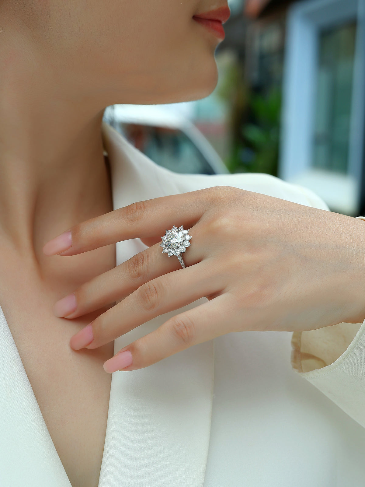 Carissie Ring MF216584 - Silver On Model