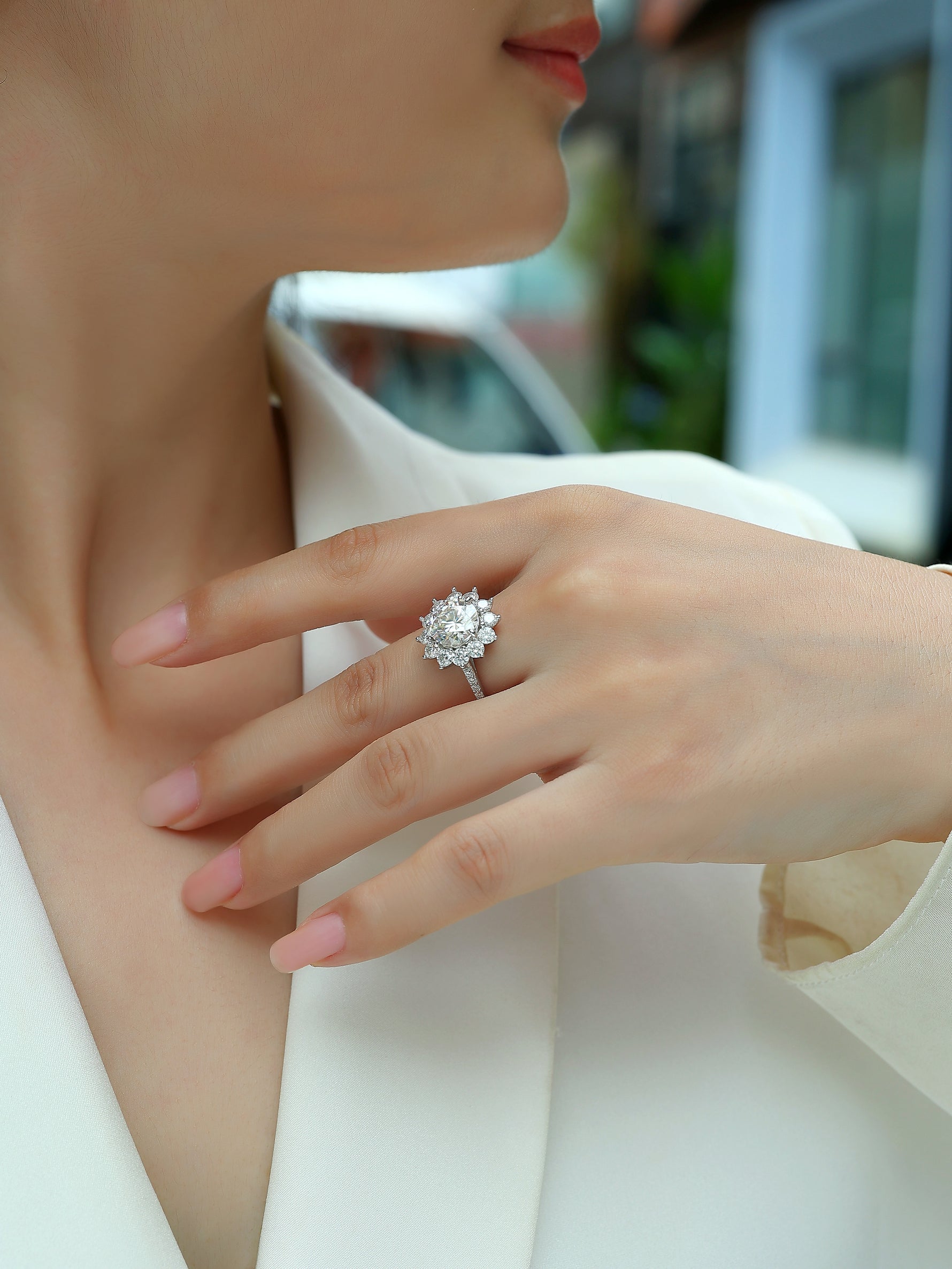 Carissie Ring MF216584 - Silver On Model