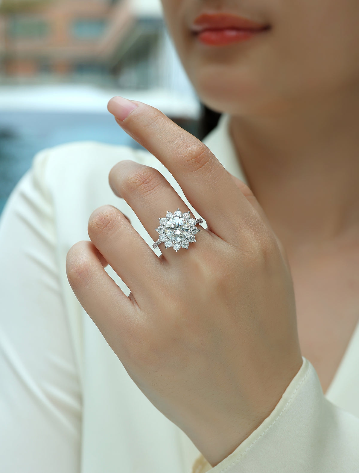 Carissie Ring MF216584 - Silver On Model