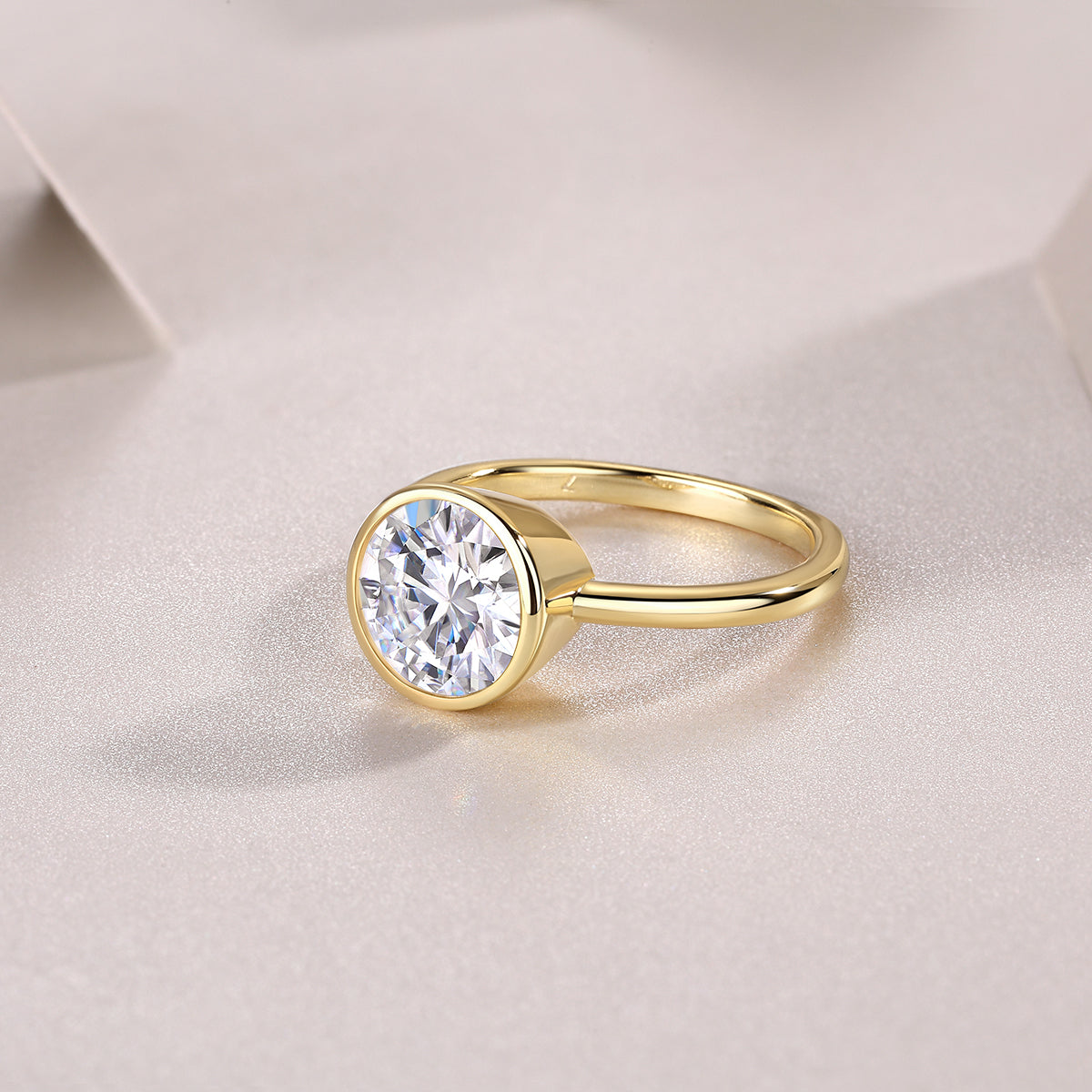 Carissie Ring MF216587 - Yellow Gold Angle View